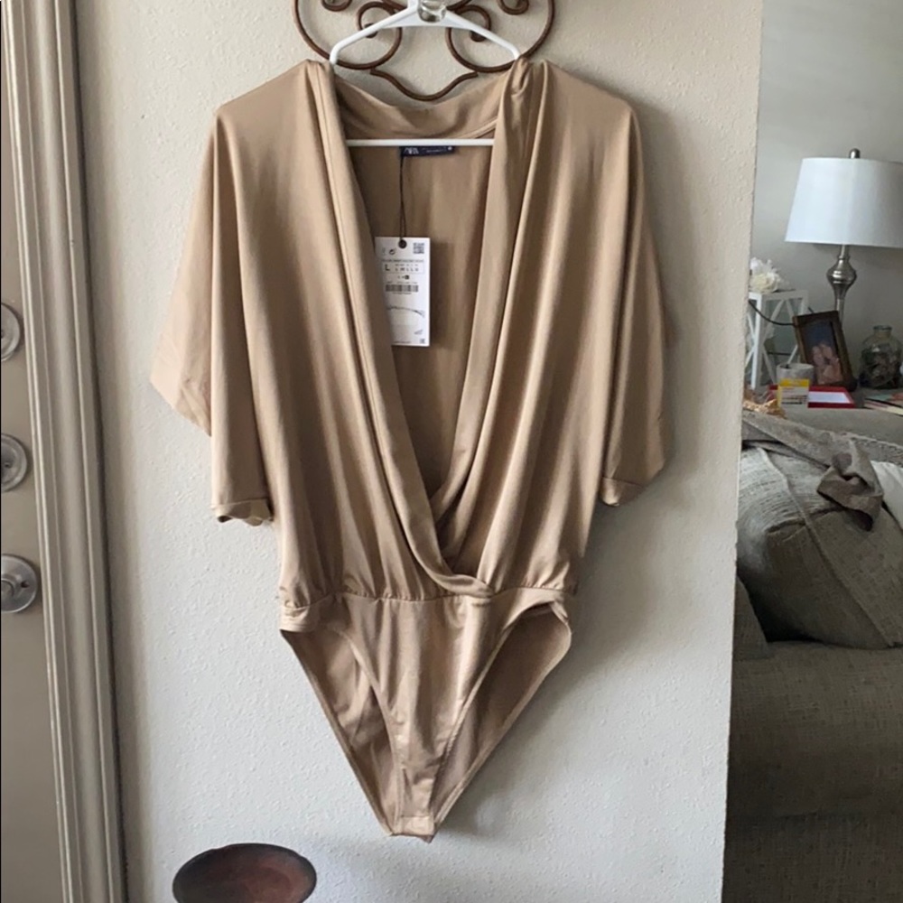Zara plunge bodysuit